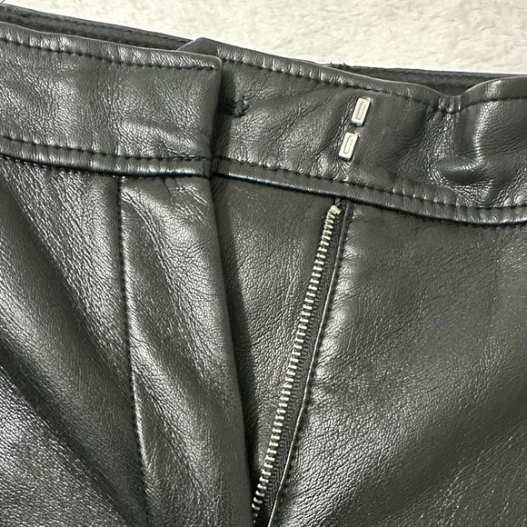 Aritzia Babaton Wide Leg Black Faux Leather Pants in Size 2 - Picture 15 of 16
